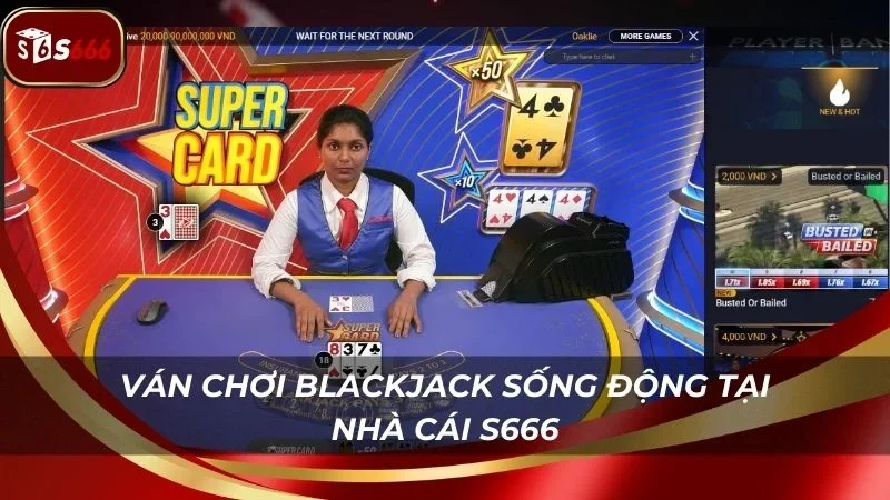 Ván chơi thiết kế sống động như casino thực sự